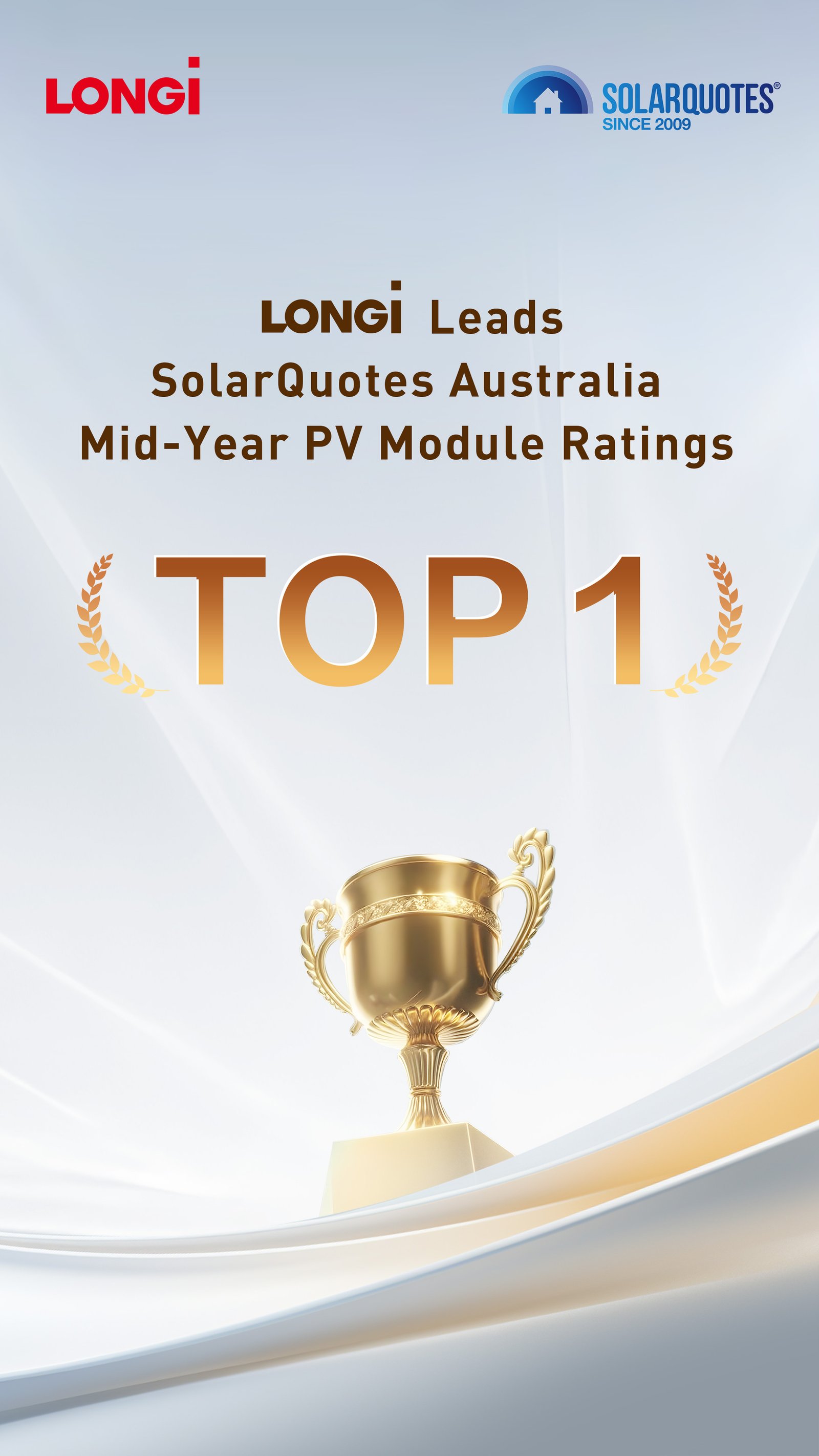 LONGi tops SolarQuotes #1 PV Module Brand Rankings