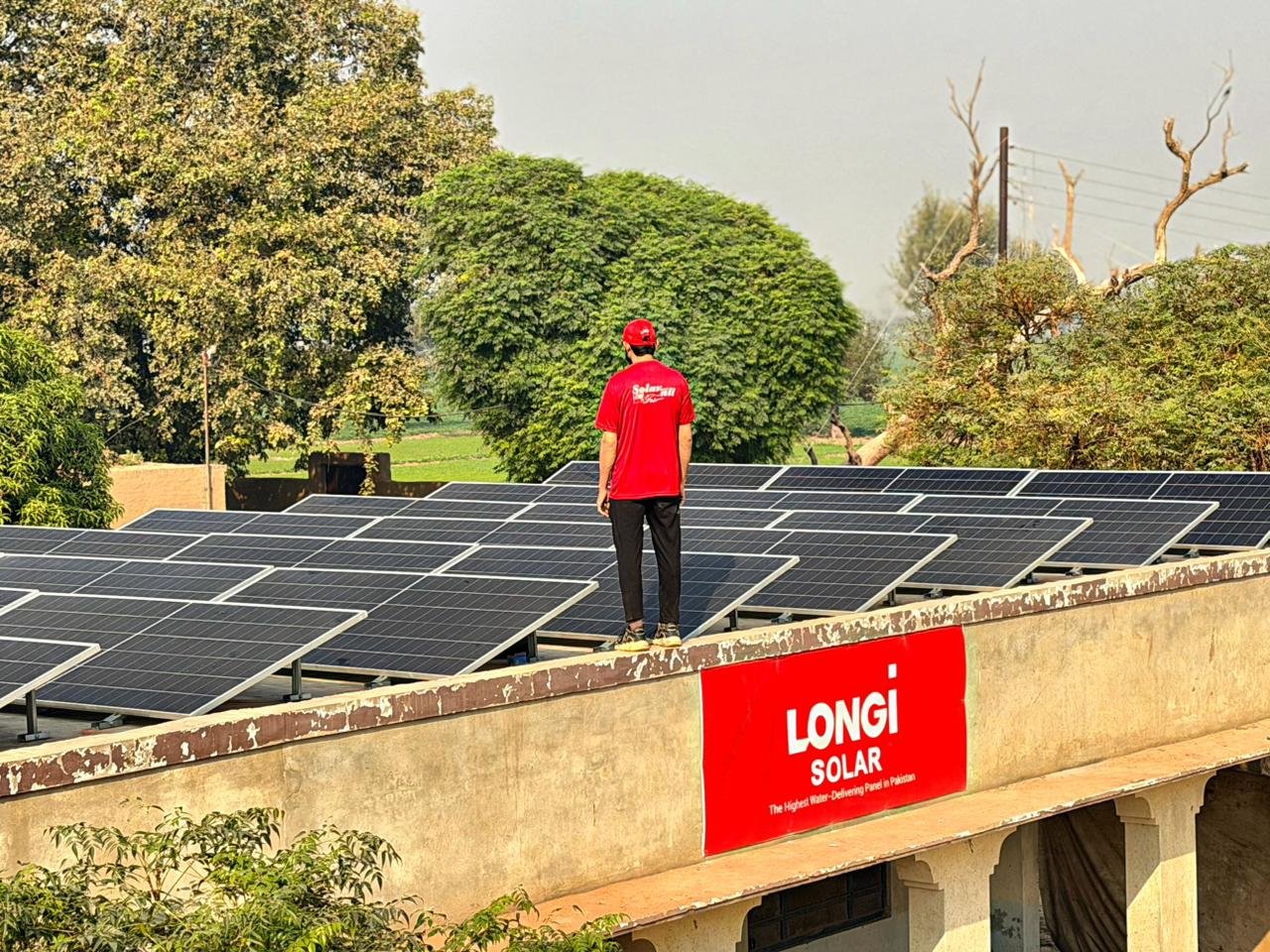 LONGi سولر پینل زرعی پانی پمپ چیچہ وطنی