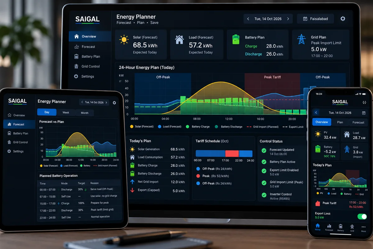Smart Forecast Based Energy Planner